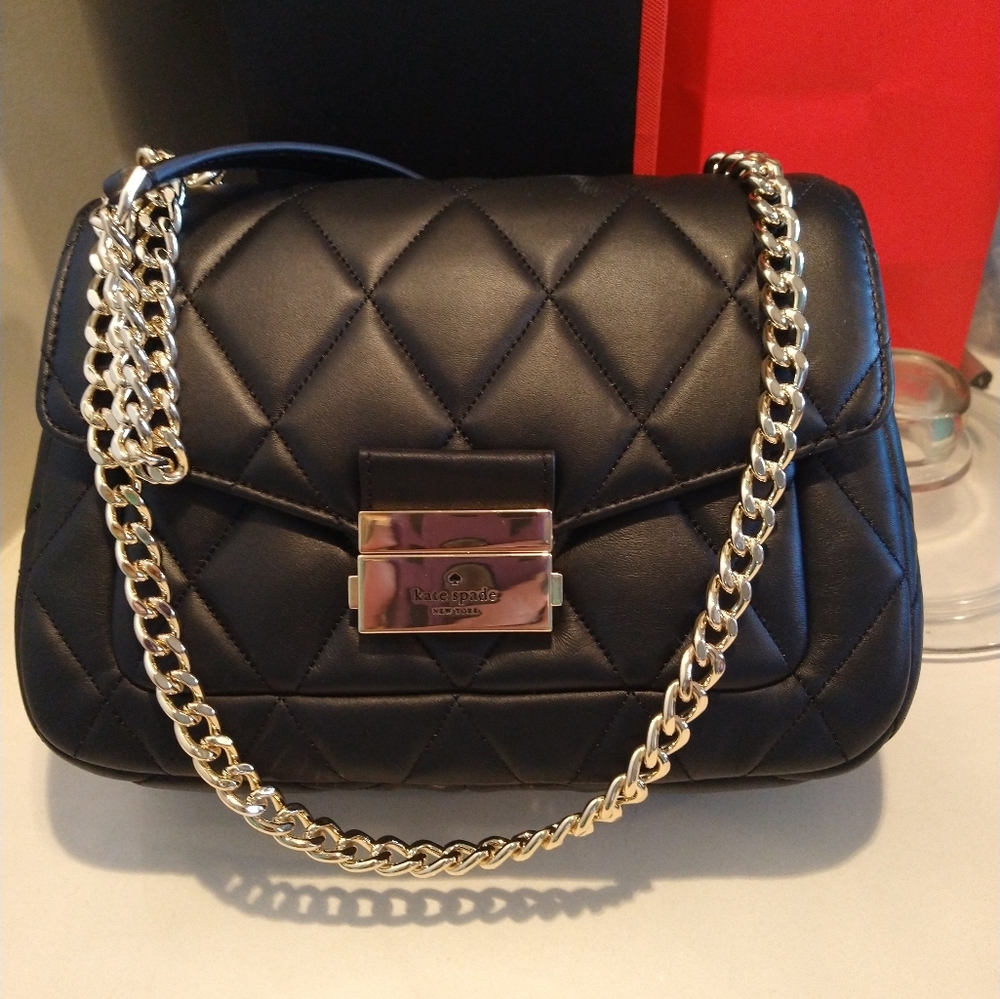 Kate Spade Carry Small Flap Shoulder Bag! Classy beautiful bag! - Picture 2 of 7